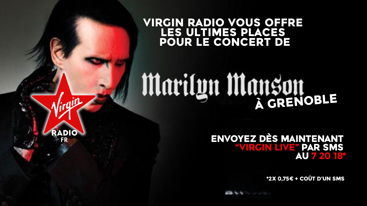 Gagnez des places exclusives pour le concert de Marilyn Manson à Grenoble !