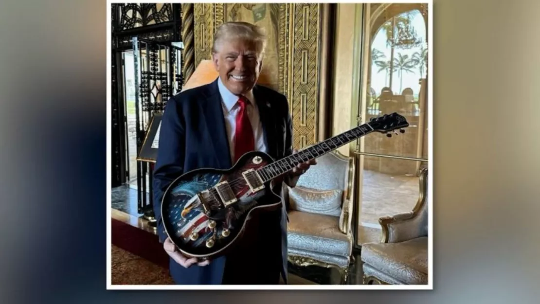 Donald Trump : sa gamme de guitares attaquée en justice ?