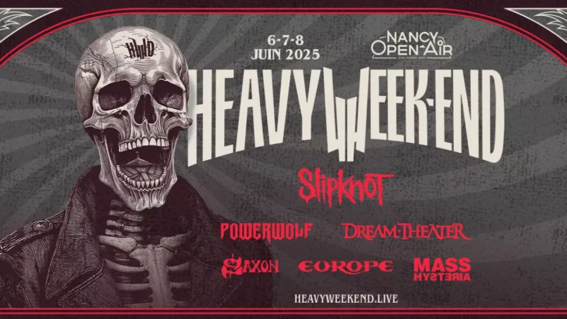 Heavy Week-End 2025 à Nancy : Slipknot, Mass Hyteria,...