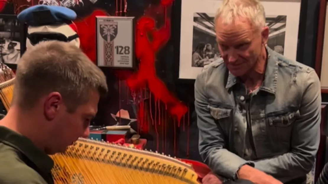 Le duo tout en émotions de Sting et d'un soldat ukrainien enflamme la toile