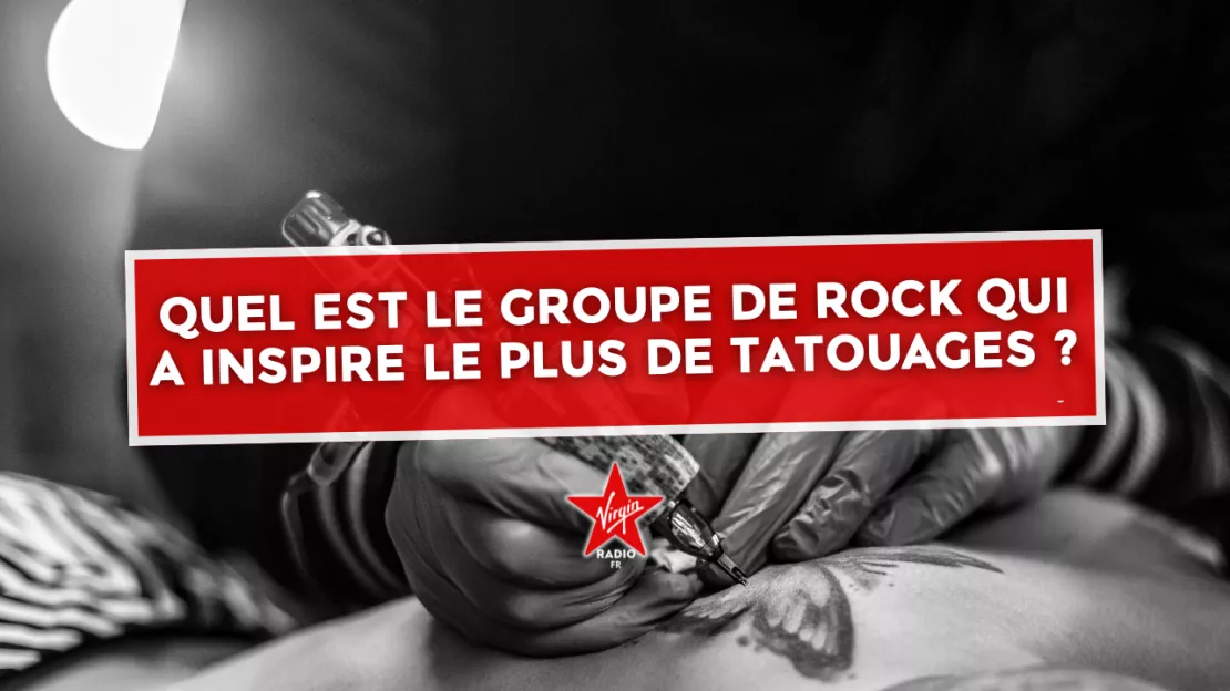 Quel est le groupe de rock qui a inspiré le plus de tatouages ?