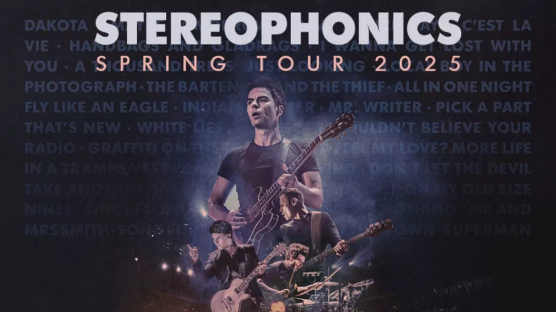 Stereophonics prévoit 2 concerts en France pour 2025