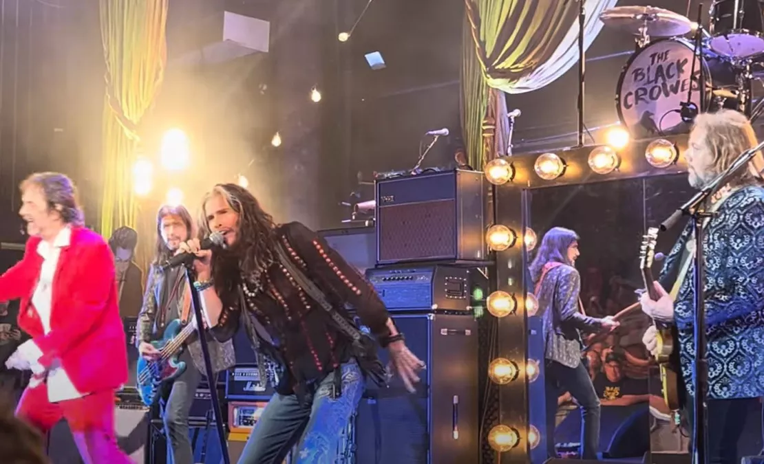 Aerosmith : Steven Tyler invité sur scène par les Black Crowes