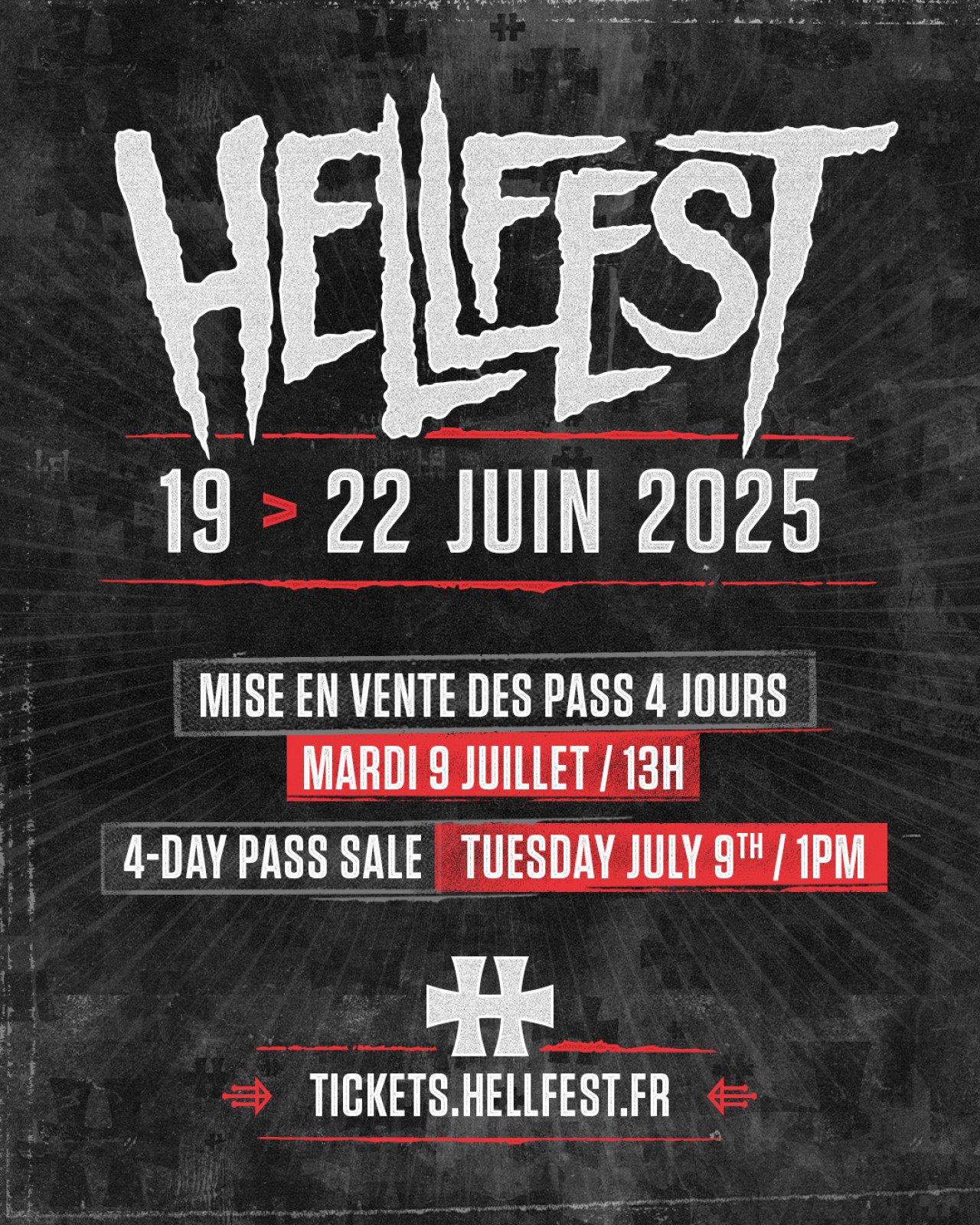 Hellfest : l'édition 2025 est lancée ! Hellfest : l'édition 2025 est lancée !