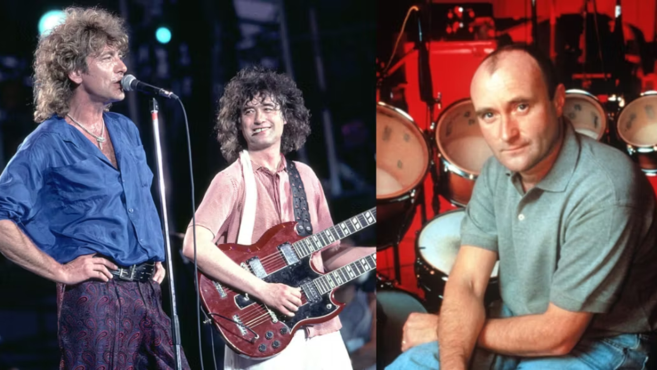 Led Zeppelin : Retour sur l'&eacute;chec du Live Aid 1985 avec Phil Collins &agrave; la baguette !