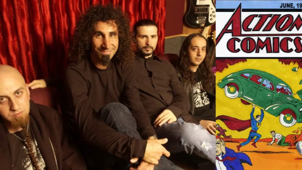 System Of A Down, cette fois o&ugrave; John Dolmayan a achet&eacute; le premier exemplaire de Superman en 1938 pour 320 000 dollars.