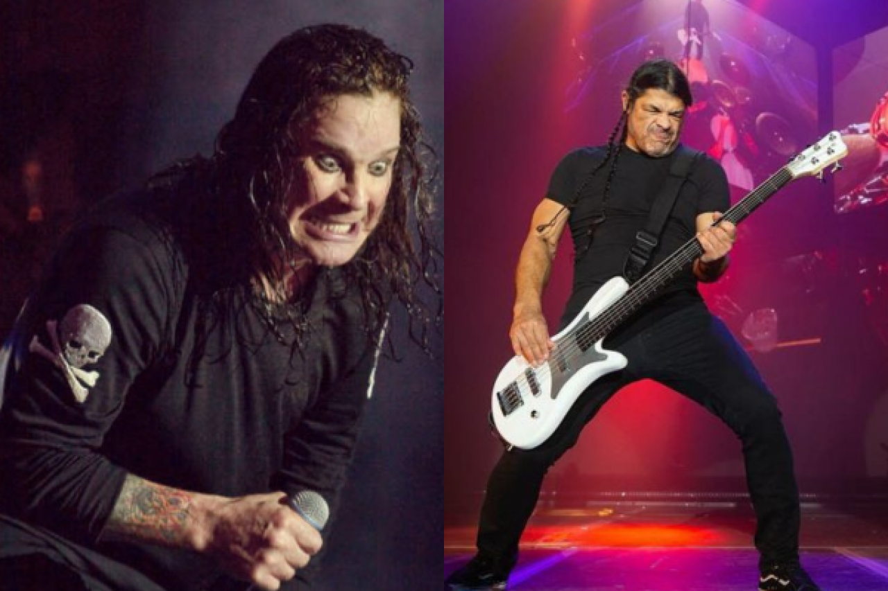 Robert Trujillo félicite Ozzy Osbourne pour son intronisation au Rock and Roll Hall Of Fame. Robert Trujillo félicite Ozzy Osbourne pour son intronisation au Rock and Roll Hall Of Fame.