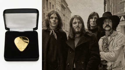Pink Floyd sort un m&eacute;diator en or 18 carats au prix d&eacute;lirant !
