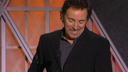 Quand Bruce Springsteen rejoint les l&eacute;gendes du Rock and Roll Hall of Fame