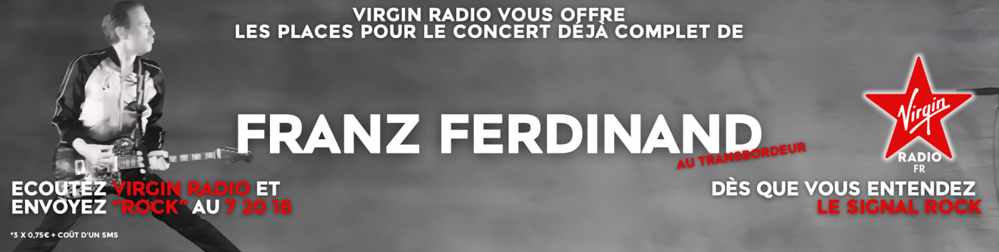 Gagnez vos places pour Franz Ferdinand au Transbordeur ! Gagnez vos places pour Franz Ferdinand au Transbordeur !
