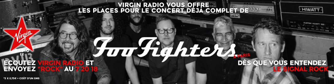 Gagnez vos places pour Foo Fighters à Paris ! Gagnez vos places pour Foo Fighters à Paris !